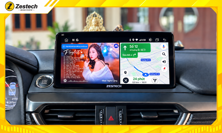 Màn hình ô tô Android cho xe Mazda 6 7 Màn hình ô tô Android cho xe Mazda 6 hỗ trợ đa nhiệm