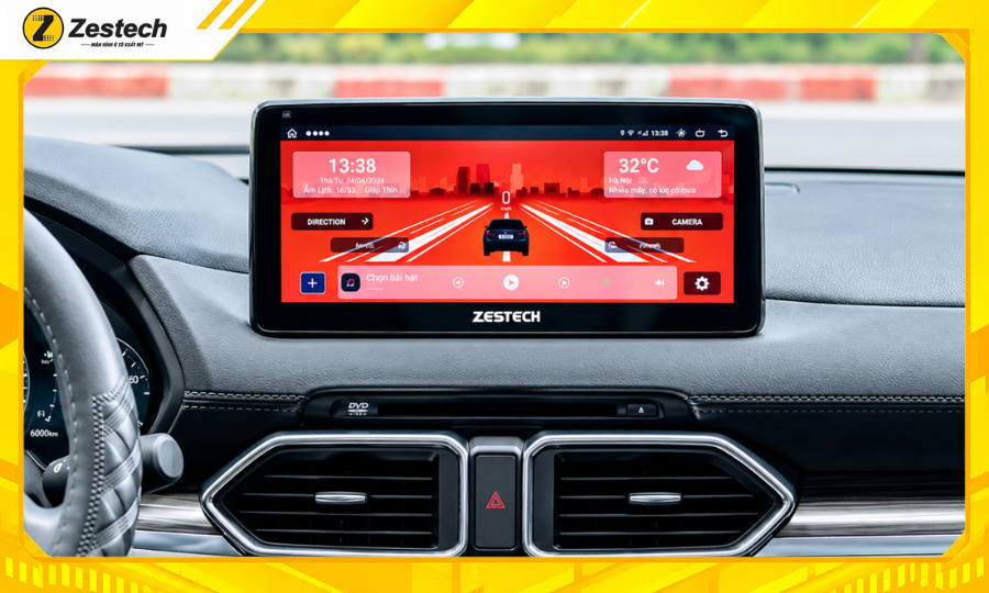Màn hình ô tô Android cho xe Mazda CX-5 3 Màn hình ô tô Android cho xe Mazda CX-5 chạy song song 2 hệ điều hành