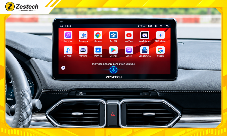 Màn hình ô tô Android cho xe Mazda CX-5 4 Điều khiển màn hình ô tô Android cho xe Mazda CX-5 bằng giọng nói