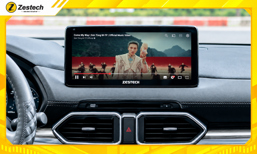 Màn hình ô tô Android cho xe Mazda CX-5 6 Màn hình ô tô Android cho xe Mazda CX-5 hỗ trợ giải trí đa phương tiện