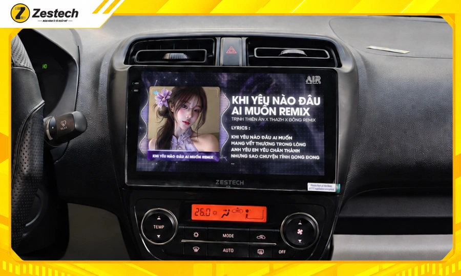 Màn hình ô tô Android cho xe Mitsubishi Mirage 3 Màn hình ô tô Android cho xe Mitsubishi Mirage - Giải trí đa phương tiện