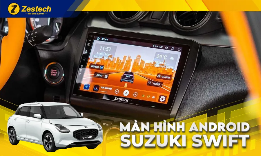 Màn hình ô tô android cho xe Suzuki Swift