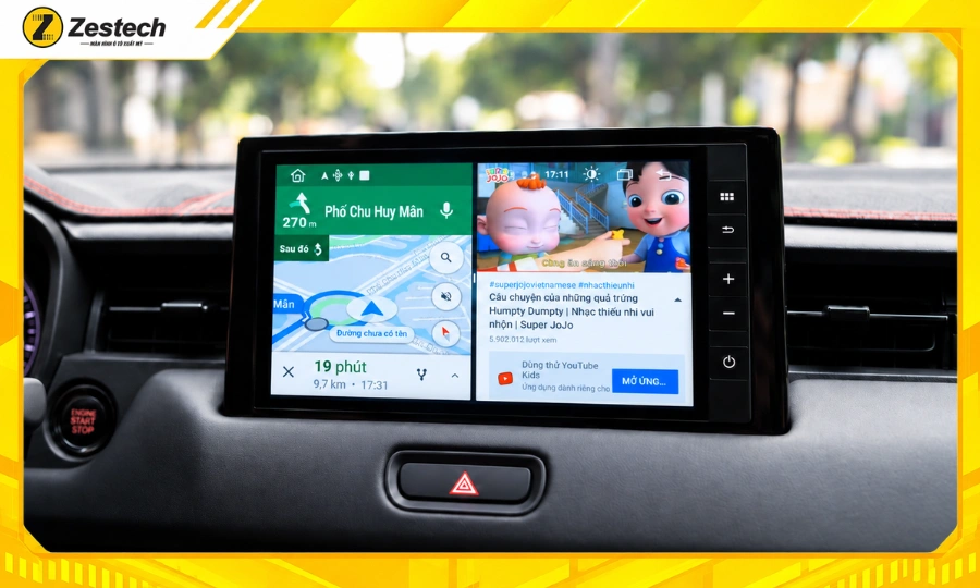 Android Box ô tô cho Honda HR-V chạy đa nhiệm chia đôi màn hình