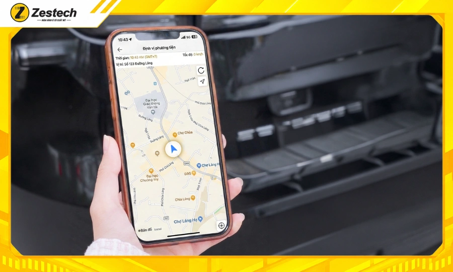 Android Box ô tô cho Honda HR-V liên kết với ứng dụng định vị xe từ xa