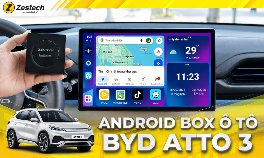Android Box ô tô cho xe BYD Atto 3