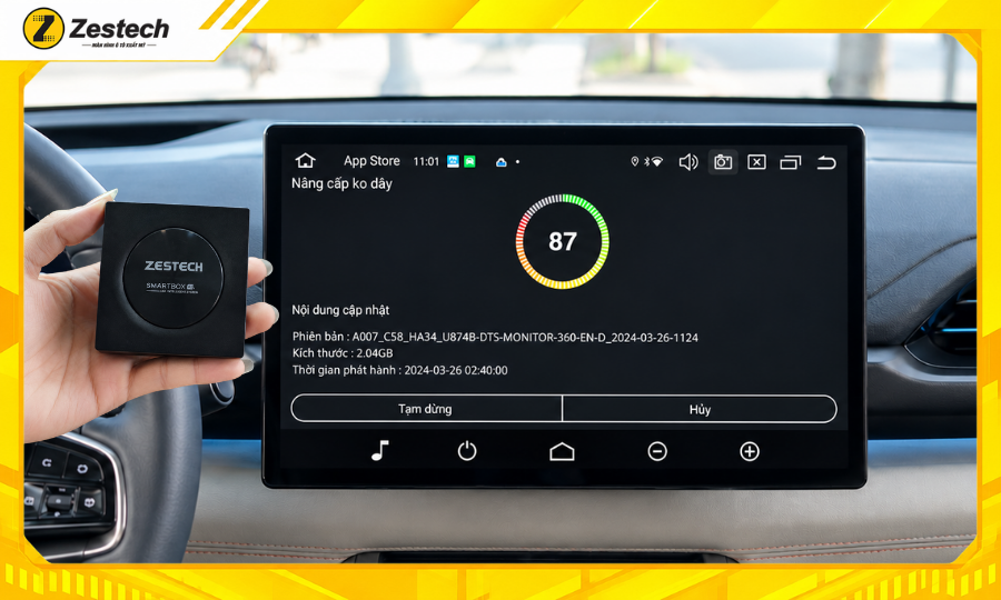 Cập nhật phần mềm Android Box ô tô cho xe BYD Atto 3 qua mạng OTA