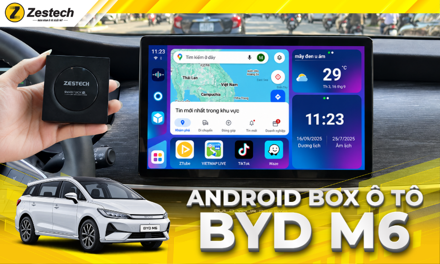 Android Box ô tô cho xe BYD M6