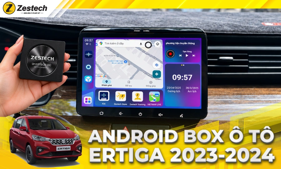 Android Box ô tô cho xe Ertiga 2023-2024