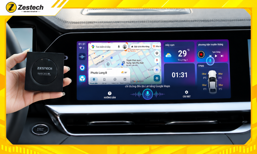 Android Box ô tô cho xe Geely Monjaro 5 Điều khiển Android Box ô tô cho xe Geely Monjaro bằng giọng nói