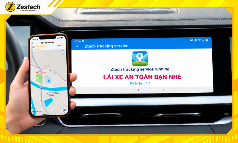 Android Box ô tô cho xe Geely Monjaro 8 Định vị quản lý xe với Android Box ô tô cho xe Geely Monjaro