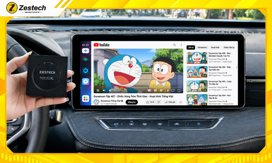 Android Box ô tô cho xe HAVAL Jolion 3 Xem Youtube cùng Android Box ô tô cho xe HAVAL Jolion