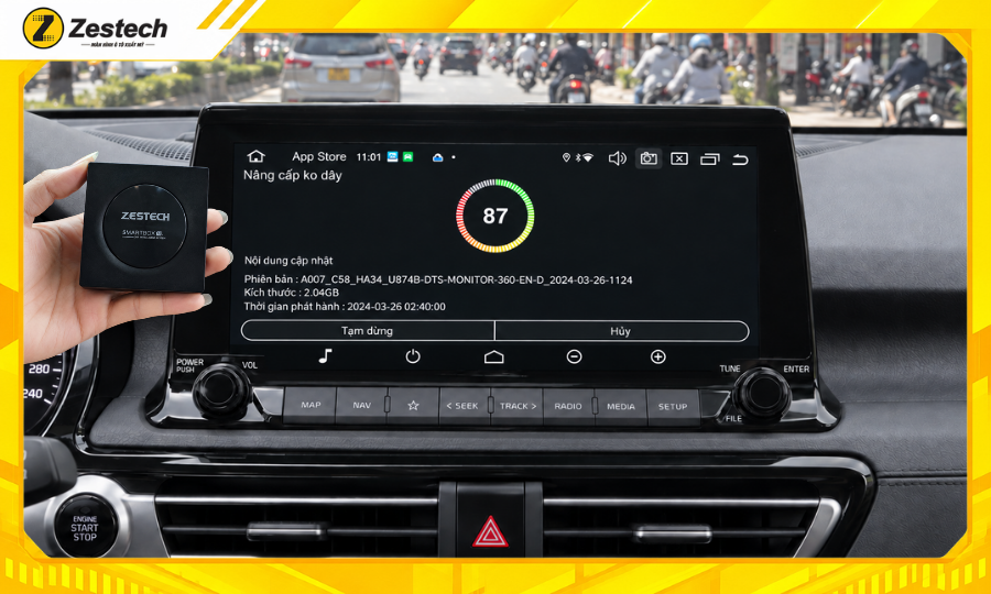 Android Box ô tô cho xe Kia Seltos 2020-2023 11 Cập nhật phần mềm Android Box ô tô cho xe Kia Seltos 2023 qua mạng OTA