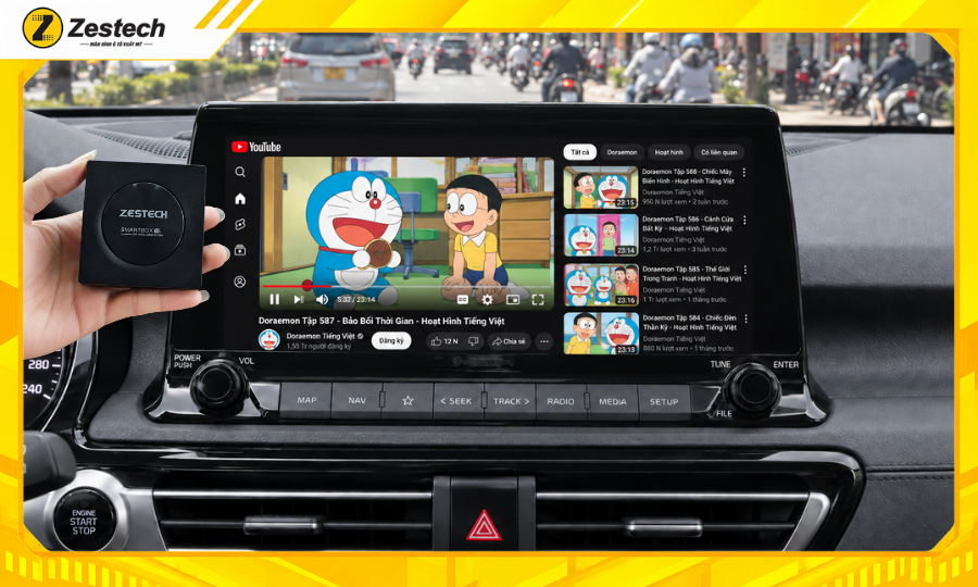 Android Box ô tô cho xe Kia Seltos 2020-2023 7 Giải trí với Android Box ô tô cho xe Kia Seltos 2021