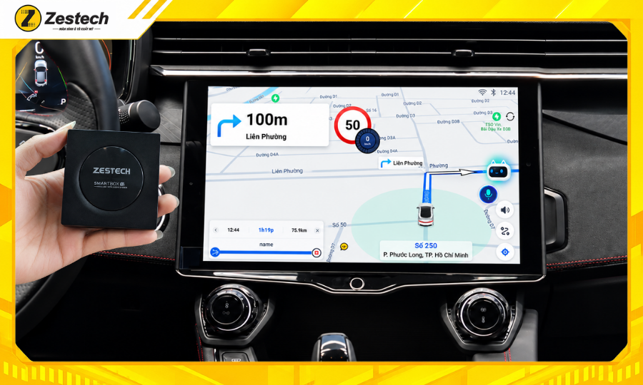 Android Box ô tô cho xe LYNK&CO 01 3 Bản đồ VietMap Live trên Android Box ô tô cho xe LYNK&CO 01