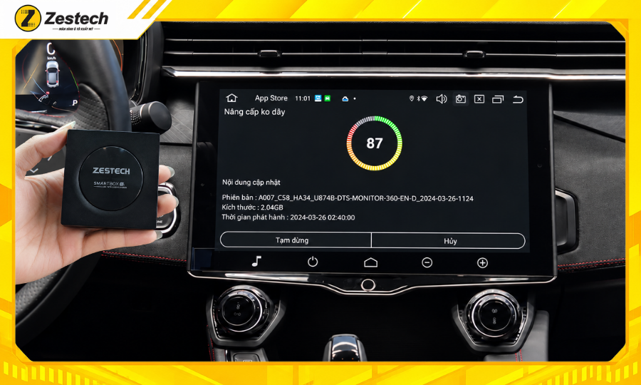 Android Box ô tô cho xe LYNK&CO 01 9 Cập nhật phần mềm Android Box ô tô cho xe LYNK&CO 01 qua mạng OTA