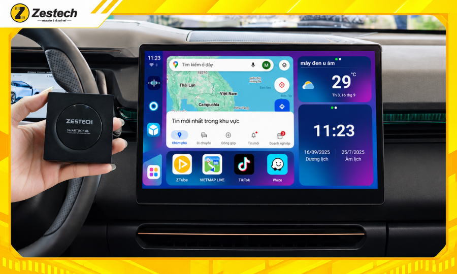 Nên lắp đặt Android Box ô tô cho xe LYNK&CO 08