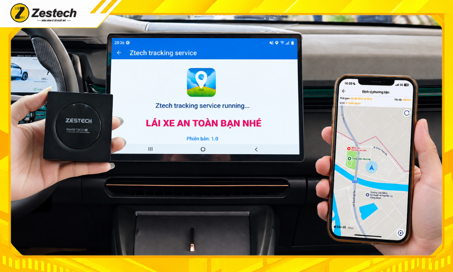 Zestech Tracking định vị, quản lý xe từ xa