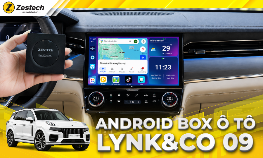 Android Box ô tô cho xe LYNK&CO 09