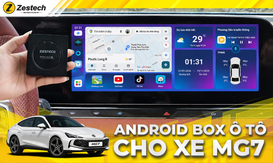 Android Box ô tô cho xe MG7