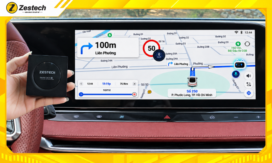 Sử dụng VietMap Live trên Android Box ô tô cho xe MG7