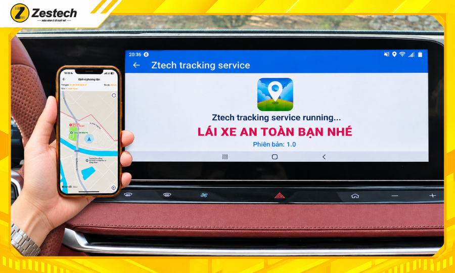 Định vị, quản lý xe với Android Box ô tô cho xe MG7