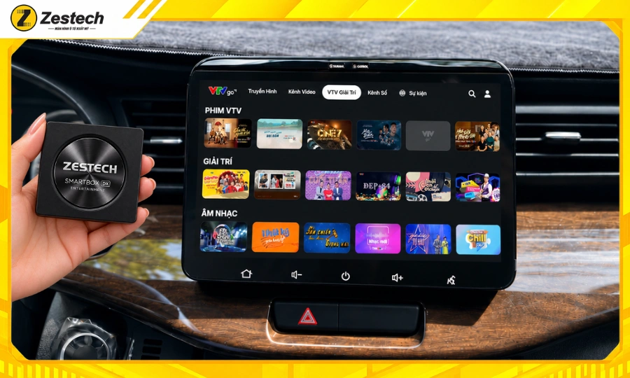 Android Box ô tô cho xe Suzuki Ertiga 6 Android Box ô tô cho xe Suzuki Ertiga sở hữu kho giải trí đa phương tiện khổng lồ