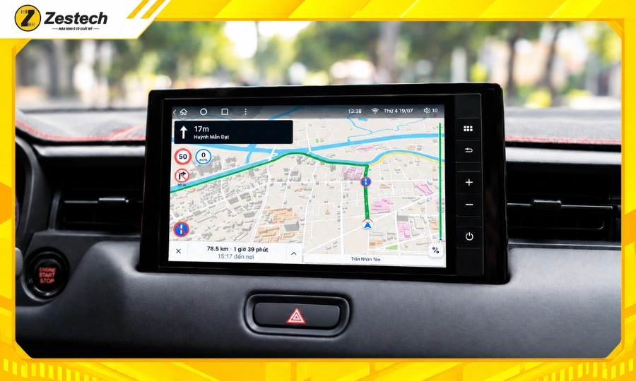 Bản đồ dẫn đường trên Android Box ô tô cho Honda HR-V