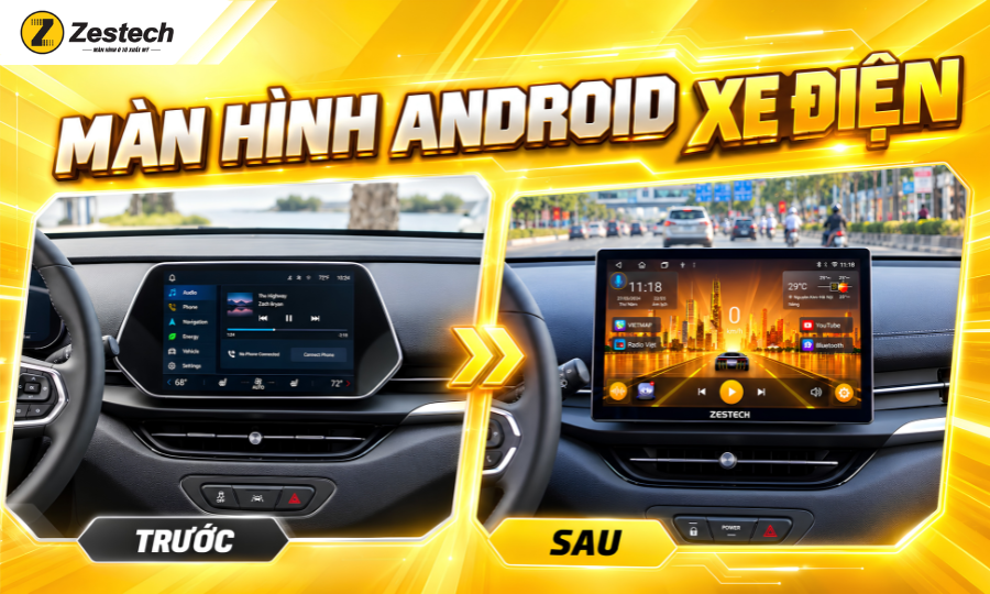 Màn hình Android xe điện VinFast tốt nhất 2026