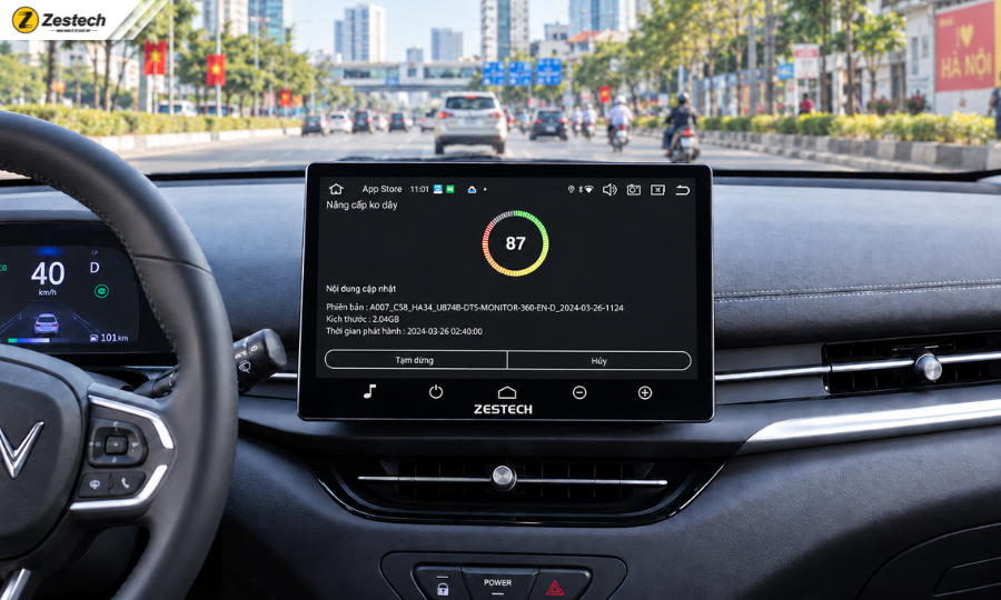 Cập nhật phần mềm màn hình Android xe điện qua mạng OTA