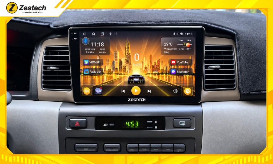 Lắp đặt Màn hình ô tô Android cho xe Altis 2003-2007 giữ zin 100%