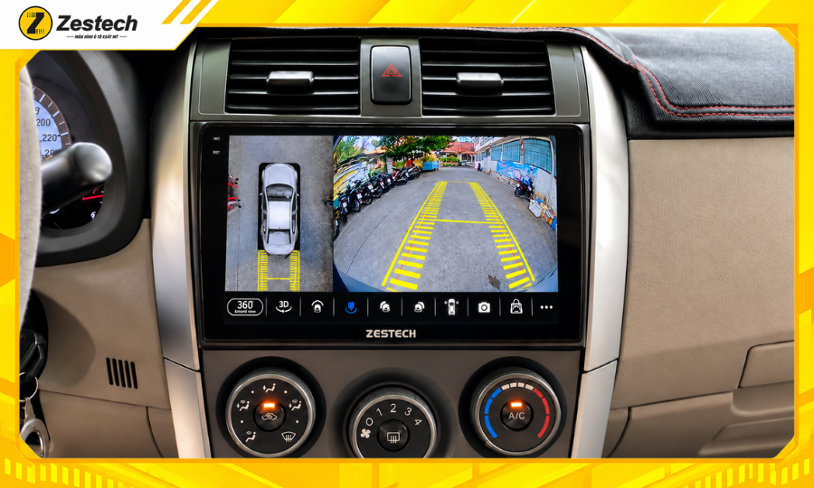 Màn hình ô tô Android cho xe Altis 2008-2013 9 Màn hình ô tô Android cho xe Altis 2008-2013 tích hợp Camera 360