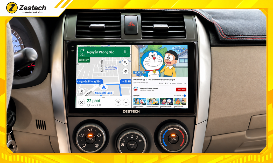 Màn hình ô tô Android cho xe Altis 2008-2013 12 Chạy đa nhiệm trên Màn hình ô tô Android cho xe Altis 2012