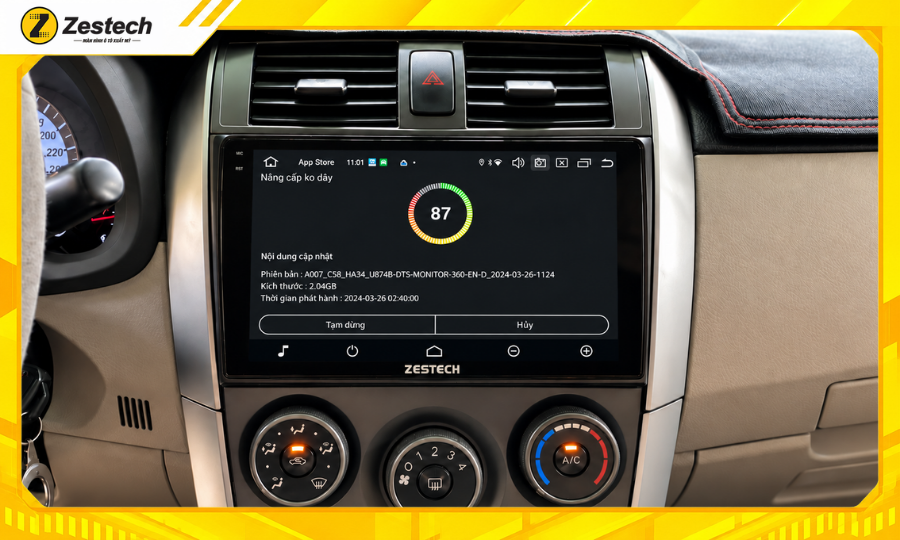 Màn hình ô tô Android cho xe Altis 2008-2013 13 Cập nhật phần mềm Màn hình ô tô Android cho xe Altis 2013