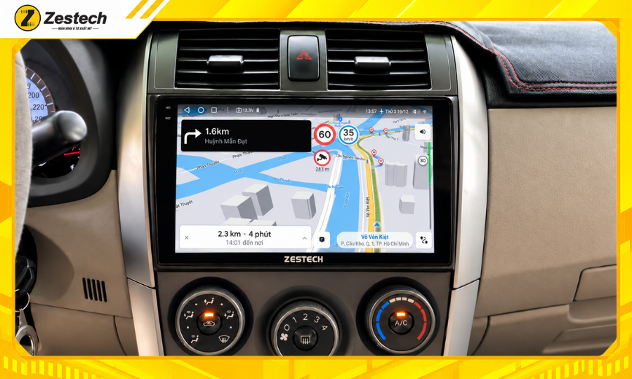 Màn hình ô tô Android cho xe Altis 2008-2013 6 Màn hình ô tô Android cho xe Altis 2009 tích hợp bản đồ VietMap Live