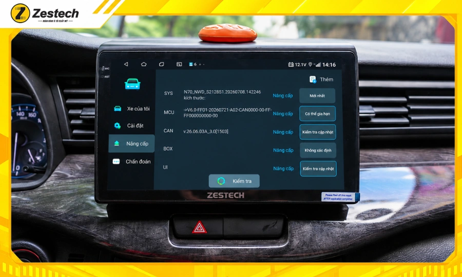 Màn hình ô tô Android cho xe Ertiga 2023-2024 tự động cập nhật phần mềm/ứng dụng