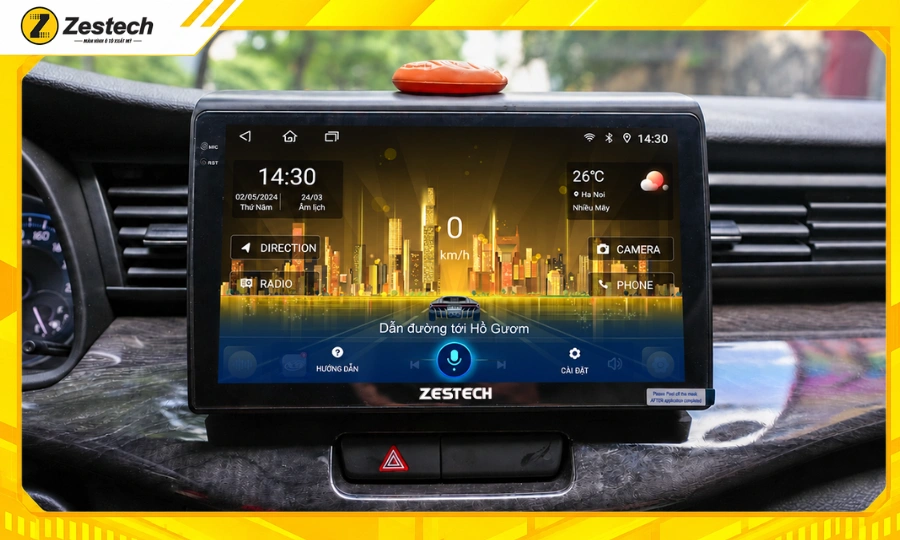 Điều khiển màn hình ô tô Android cho xe Ertiga 2023-2024 bằng giọng nói