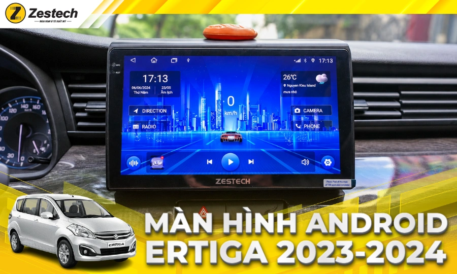 Màn hình ô tô Android cho xe Ertiga 2023-2024