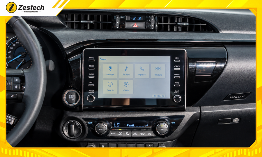 Màn hình zin Toyota Hilux 2021-2025