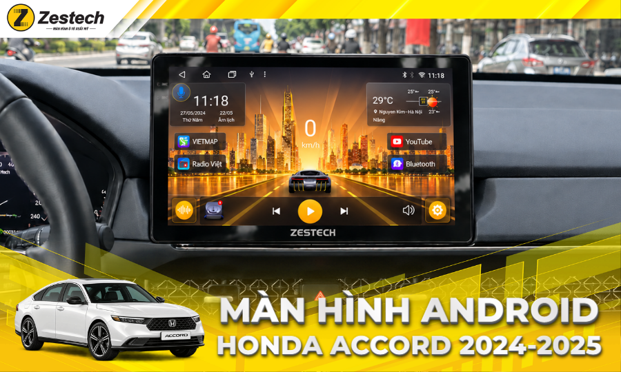 Màn hình ô tô Android cho xe Honda Accord 2024-2025