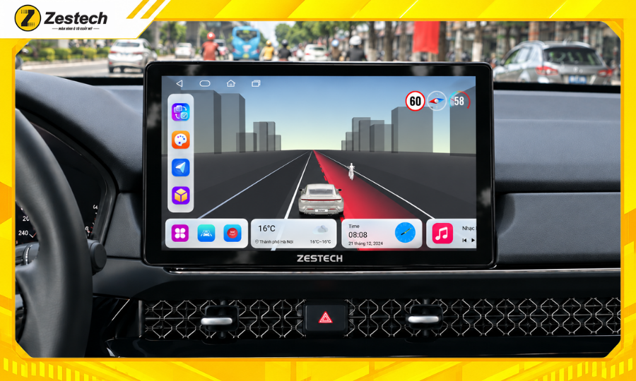 Màn hình ô tô Android cho xe Honda Accord 2024-2025 có công nghệ AI ADAS