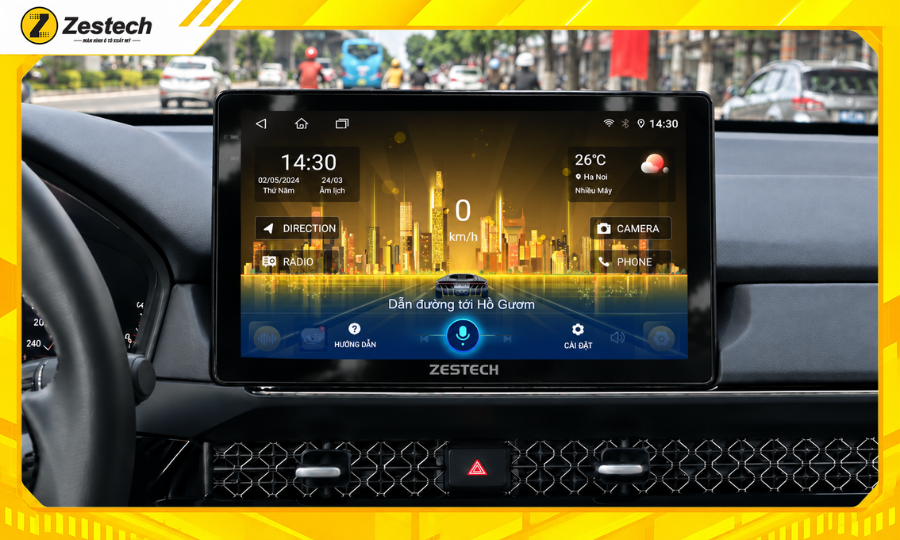 Điều khiển Màn hình ô tô Android cho xe Honda Accord 2024-2025 bằng giọng nói
