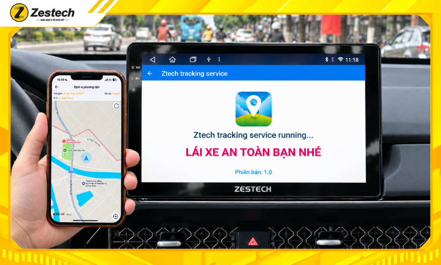 Định vị và quản lý xe từ xa qua Zestech Tracking