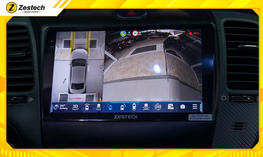Màn hình ô tô Android cho xe Kia Cerato 2017-2018 tích hợp camera 360