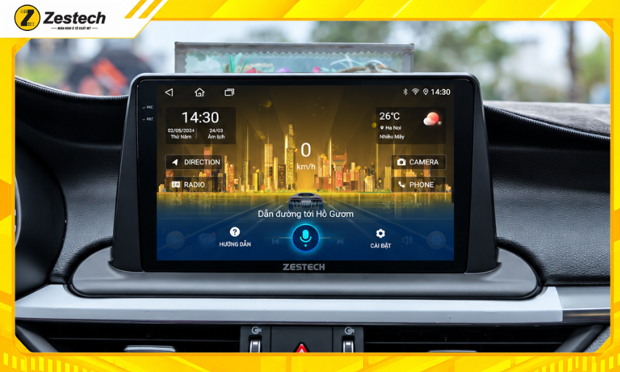 Màn hình ô tô Android cho xe Kia Cerato 2019-2020 điều khiển bằng giọng nói