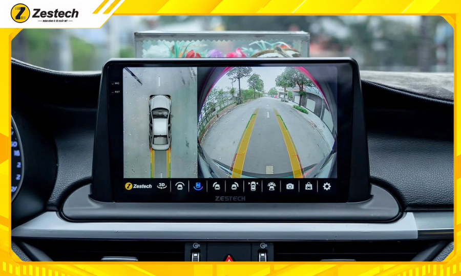 Màn hình ô tô Android cho xe Kia Cerato 2019-2020 tích hợp Camera 360