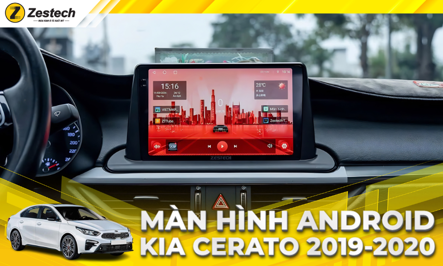 Màn hình ô tô Android cho xe Kia Cerato 2019-2020