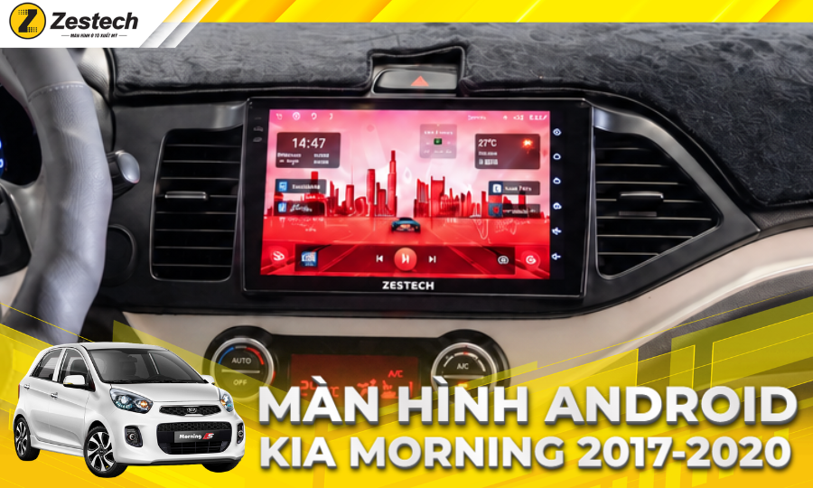 Màn hình ô tô Android cho xe Kia Morning 2017-2020