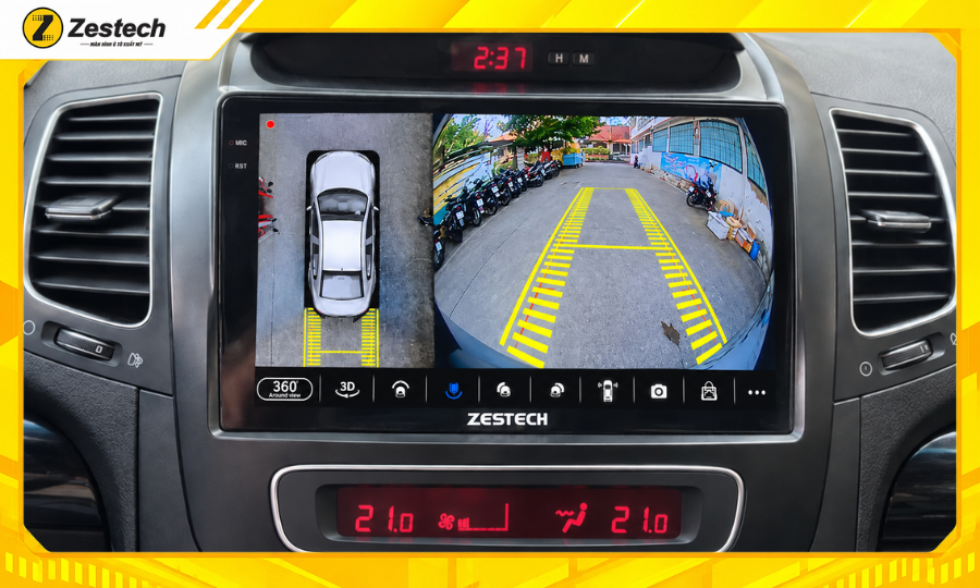 Màn hình ô tô Android cho xe Kia Sorento 2014-2020 3 Màn hình ô tô Android cho xe Kia Sorento 2014-2020 tích hợp Camera 360