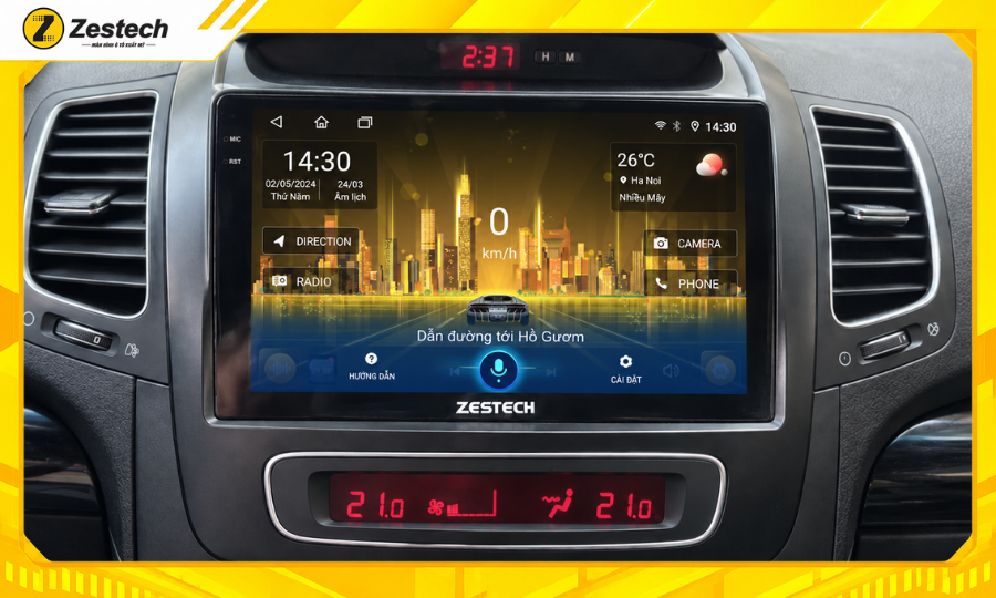 Màn hình ô tô Android cho xe Kia Sorento 2014-2020 4 Điều khiển màn hình ô tô Android cho xe Kia Sorento 2014-2020 bằng giọng nói