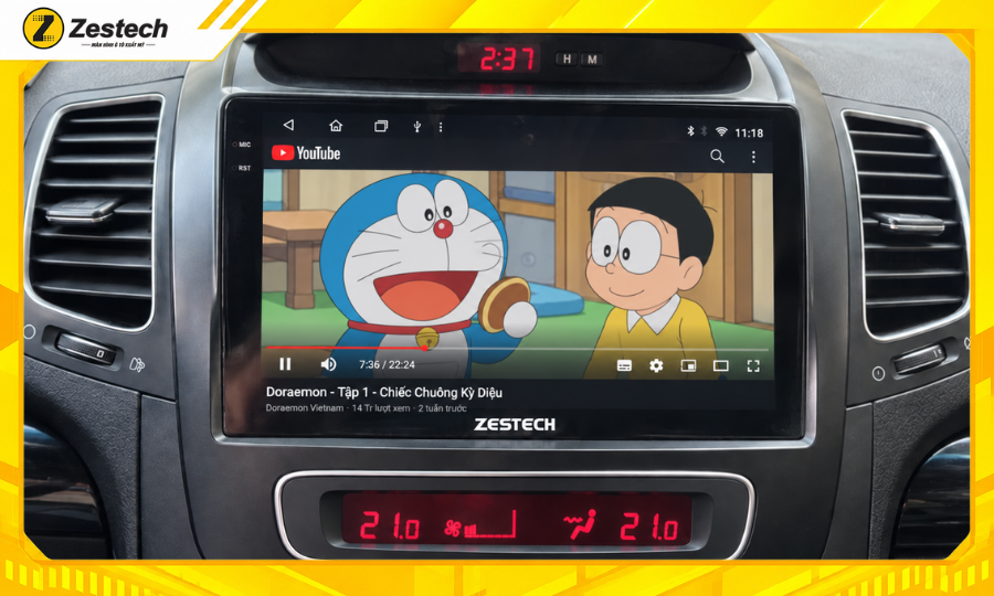 Màn hình ô tô Android cho xe Kia Sorento 2014-2020 6 Màn hình ô tô Android cho xe Kia Sorento 2014-2020 tích hợp nhiều ứng dụng giải trí